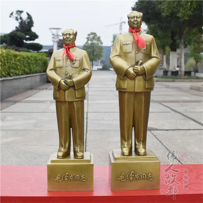 office home shop efficacious bless family Safety luck Talisman # CHINA Great leader Mao Chairman FENG SHUI brass statue