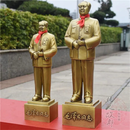 office home shop efficacious bless family Safety luck Talisman # CHINA Great leader Mao Chairman FENG SHUI brass statue