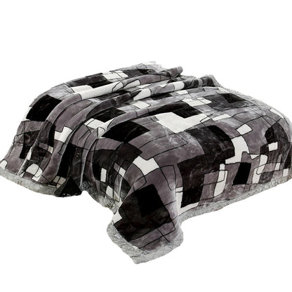 on sales 2kg-6kg Raschel blanket 2 PLY double layers blankets throws soft bed cover embossed BLKT velvet blankets in China new