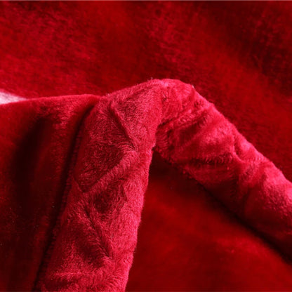 on sales 3.3kg Raschel blanket double layers floral embossed thicker blankets 2 PLY bed cover 78"x90" big promotion at a loss