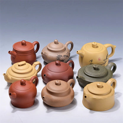 on sales Chinese tea pot real yixing zisha pot marked multi-size kungfu pot of tea China authentic purple clay duan clay pots