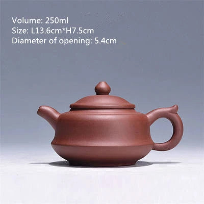 on sales Chinese tea pot real yixing zisha pot marked multi-size kungfu pot of tea China authentic purple clay duan clay pots