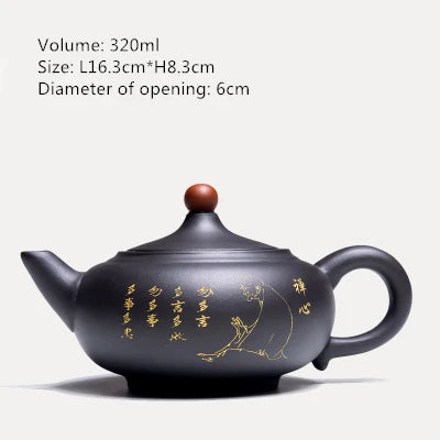 on sales Chinese tea pot real yixing zisha pot marked multi-size kungfu pot of tea China authentic purple clay duan clay pots