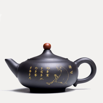 on sales Chinese tea pot real yixing zisha pot marked multi-size kungfu pot of tea China authentic purple clay duan clay pots
