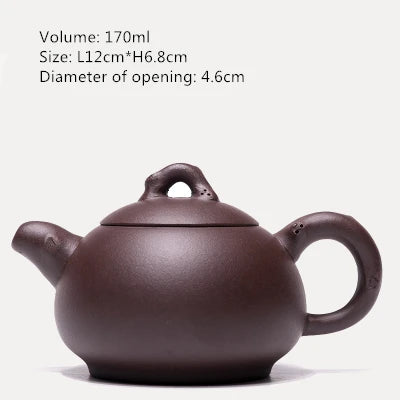 on sales Chinese tea pot real yixing zisha pot marked multi-size kungfu pot of tea China authentic purple clay duan clay pots