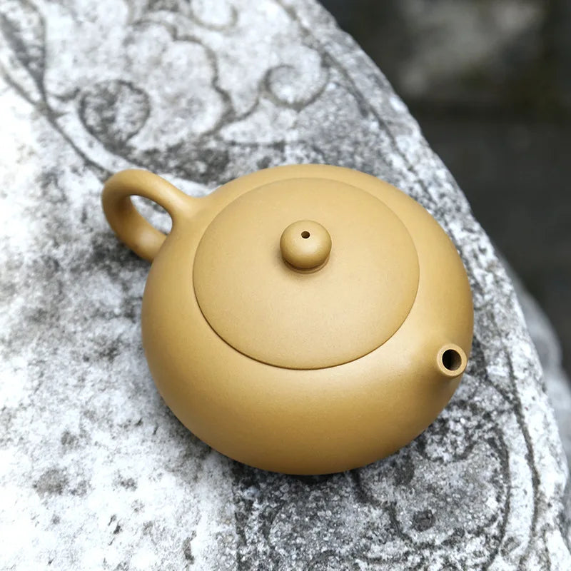 on sales True yixing zisha duan clay tea pot marked with tea infuser 9 holes xishi pots 230ml Chinese kungfu master