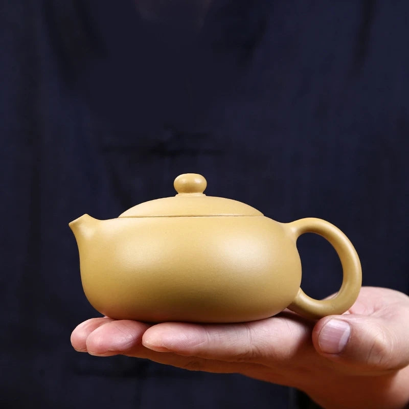 on sales True yixing zisha duan clay tea pot marked with tea infuser 9 holes xishi pots 230ml Chinese kungfu master