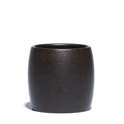 on sales master cup 100ml handmade carved wintersweet flower marked tea cup real yixing zisha black galaxy clay original ore cup