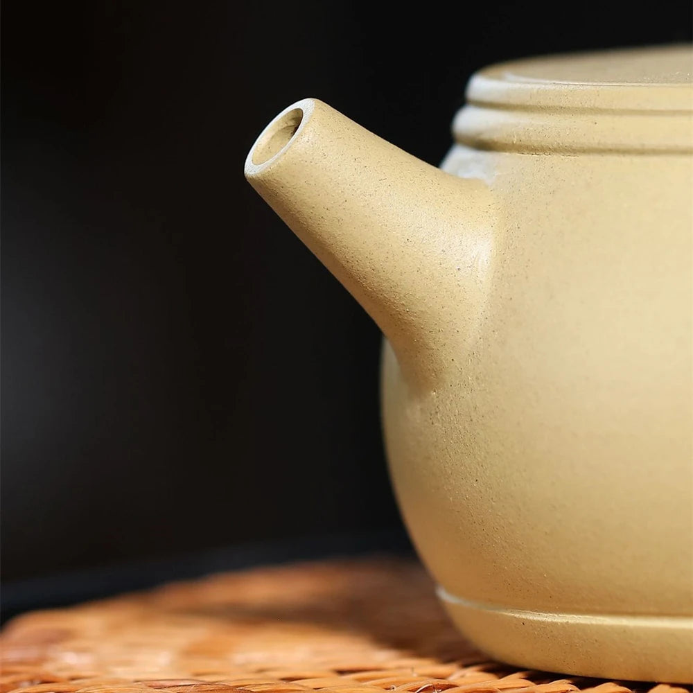on sales real yixing zisha Benshan green clay marked tea pot handmade kungfu pot 200ml with certificate paper on sales in China