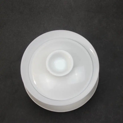 on sales white gaiwan porcelain tureen Chinese cup bowl lid ceramic cup saucer 120ml GAIWAN for TieGuanYin tea fast shipment