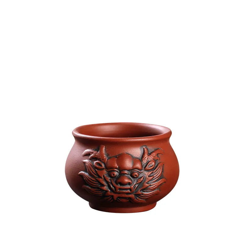 on sales yixing zisha tea cup antique style Chinese kungfu cup of tea 65ml handmade master cups