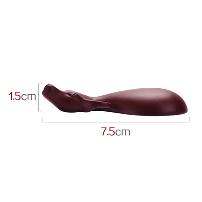 one piece yixing zisha tea pet purple clay tea play buffalo Chinese ornament home table garden decoration on sales small size