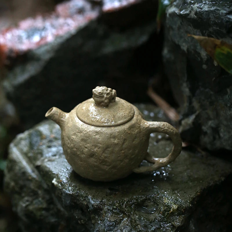 ore pure manual are recommended for recreation period of mud spittor spring tea pot dou spring small pot of 90 cc