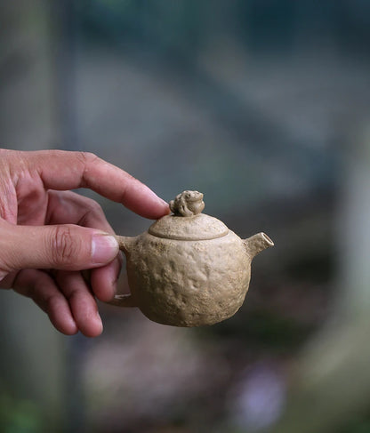 ore pure manual are recommended for recreation period of mud spittor spring tea pot dou spring small pot of 90 cc