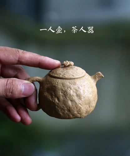 ore pure manual are recommended for recreation period of mud spittor spring tea pot dou spring small pot of 90 cc