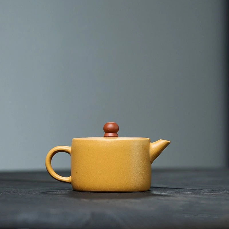 original ore real yixing zisha duan clay tea pot Chinese character carved 10 infuser holes 160ml master handmade pot on sales