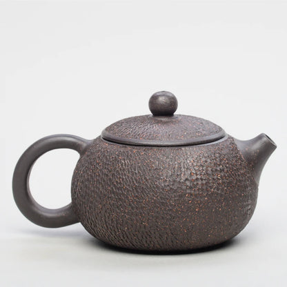 original ore yixing zisha tea pot marked black galaxy clay handmade kungfu tea pots Chinese purple grit pot of tea xishi