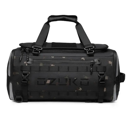 ozuko Travel backpack Men's Sports Fitness Dry and Wet Separation Travel Bag Short Business Trip Weekend Camping Backpack