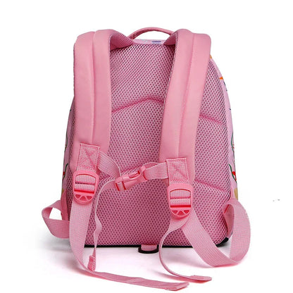 pink School children schoolbag cute anime backpack kids school bags for teenage girls boys mochila escolar infantil