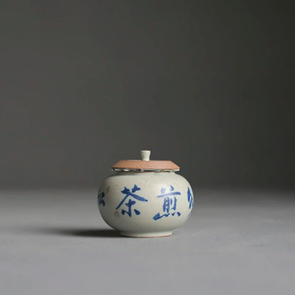 porcelain handmade coarse pottery kung fu tea set porcelain tea calligraphy verse style restoring ancient ways