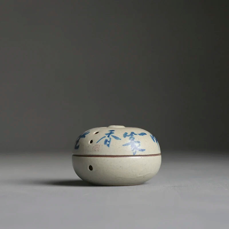 porcelain handmade coarse pottery kung fu tea set porcelain tea calligraphy verse style restoring ancient ways