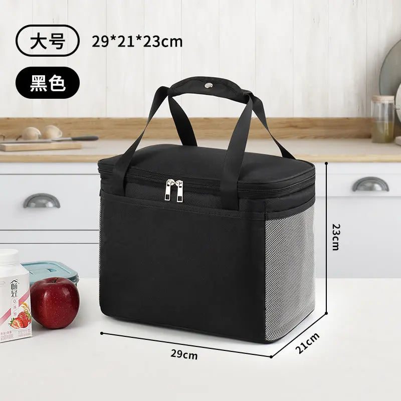 portable cooler thermal bag Lunch Bag for food travel Cooler Drink Beer Lunch Box Insulated cooler meal Camping delivery bag