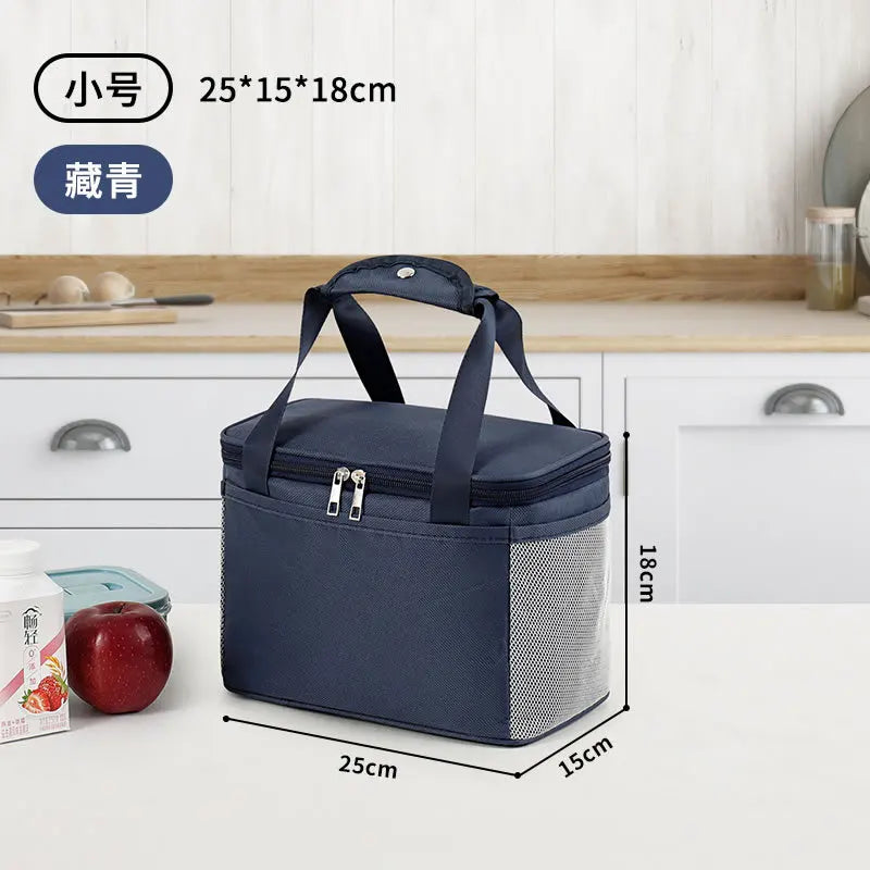 portable cooler thermal bag Lunch Bag for food travel Cooler Drink Beer Lunch Box Insulated cooler meal Camping delivery bag