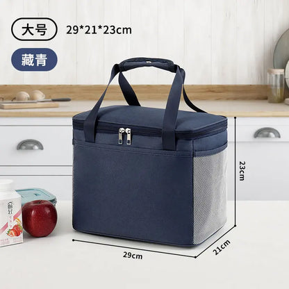 portable cooler thermal bag Lunch Bag for food travel Cooler Drink Beer Lunch Box Insulated cooler meal Camping delivery bag