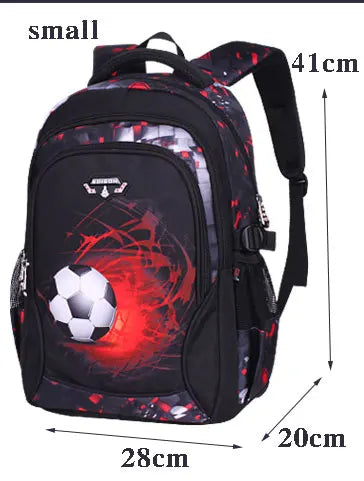 printing football schoolbag child anime backpack travel bag soccers school bags for teenage boys mochila escolar infantil menino