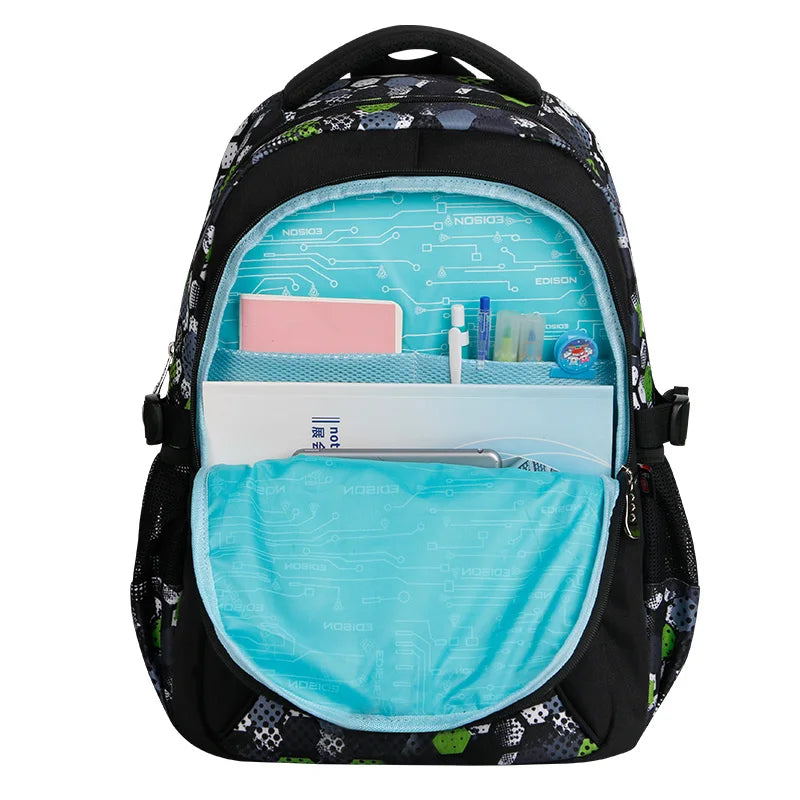 printing football schoolbag cute anime backpack travel bag soccers school bags for teenage boys mochila escolar infantil menino