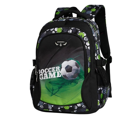 printing football schoolbag cute anime backpack travel bag soccers school bags for teenage boys mochila escolar infantil menino