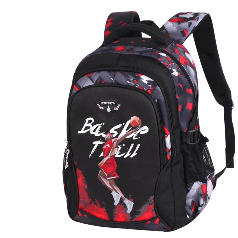 printing football schoolbag cute anime backpack travel bag soccers school bags for teenage boys mochila escolar infantil menino
