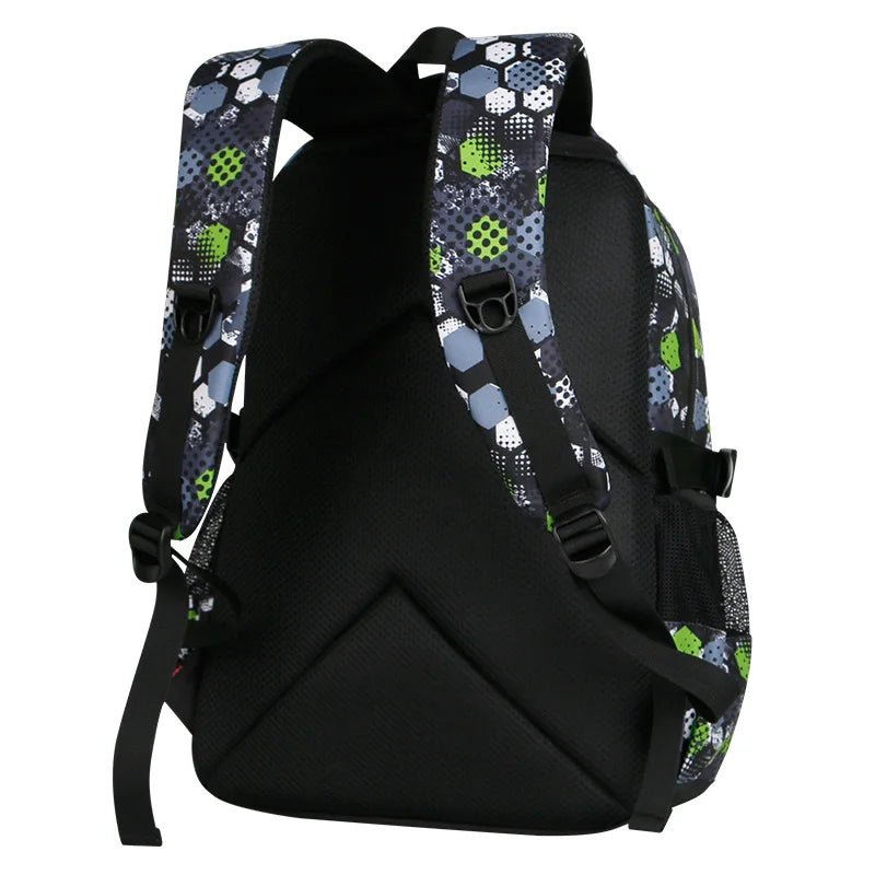 printing football schoolbag cute anime backpack travel bag soccers school bags for teenage boys mochila escolar infantil menino