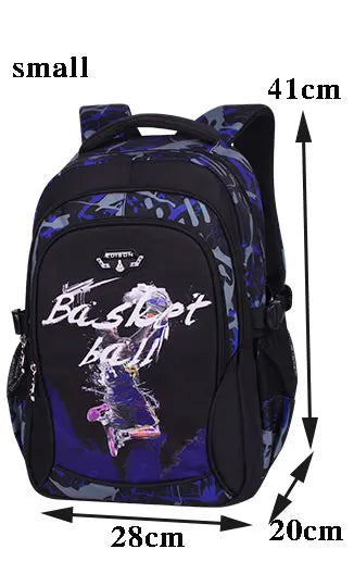 printing schoolbag basketball child cute anime backpack travel and school bags for teenager boys mochila escolar infantil menino