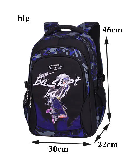 printing schoolbag basketball child cute anime backpack travel and school bags for teenager boys mochila escolar infantil menino