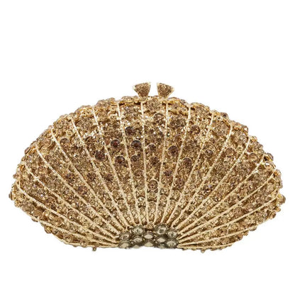 purple Diamond Elegant Clutch Minaudiere Bags Women Crystal Evening Bag Purses And Handbags Wedding Party Dinner Bolso Mujer