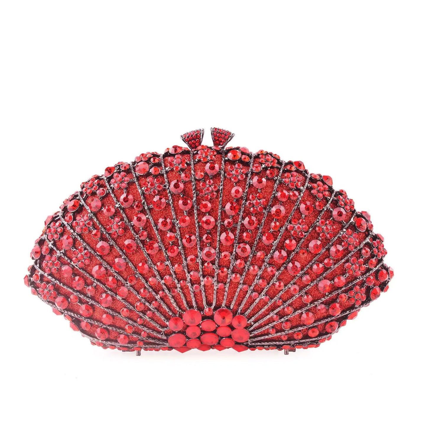 purple Diamond Elegant Clutch Minaudiere Bags Women Crystal Evening Bag Purses And Handbags Wedding Party Dinner Bolso Mujer
