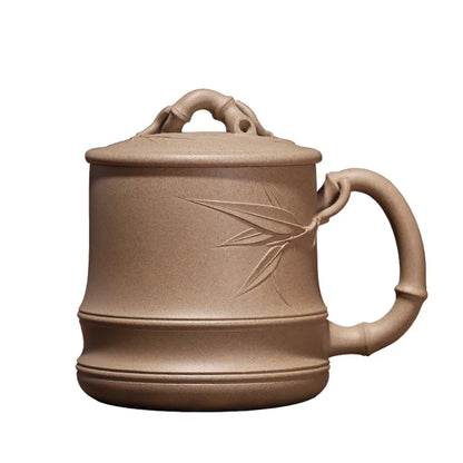 purple sand cup all hand stick bamboo with cover undressed ore section of mud shochiku mei famous tea master tea cups