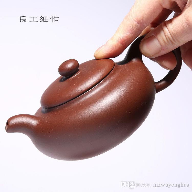 Guaranteed hand-made Yixing Zisha Tea Pot 200ml Classical Purple Clay Tea Set /tools