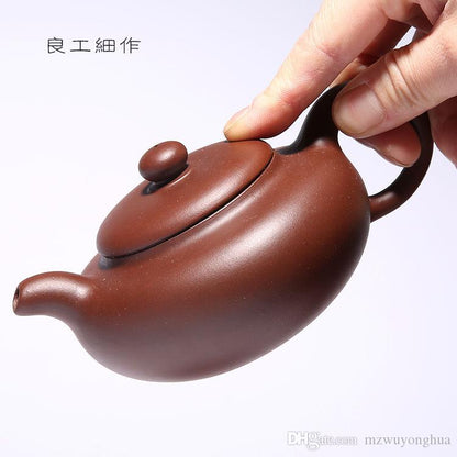 Guaranteed hand-made Yixing Zisha Tea Pot 200ml Classical Purple Clay Tea Set /tools