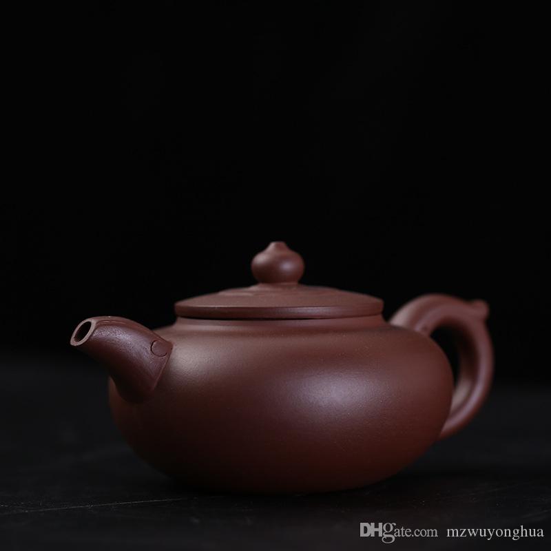 Traditional Chinese Tea pot Purple clay pot manufacturer first-hand supply special wholesale Ruyi pot in 240 ml Kungfu teapot