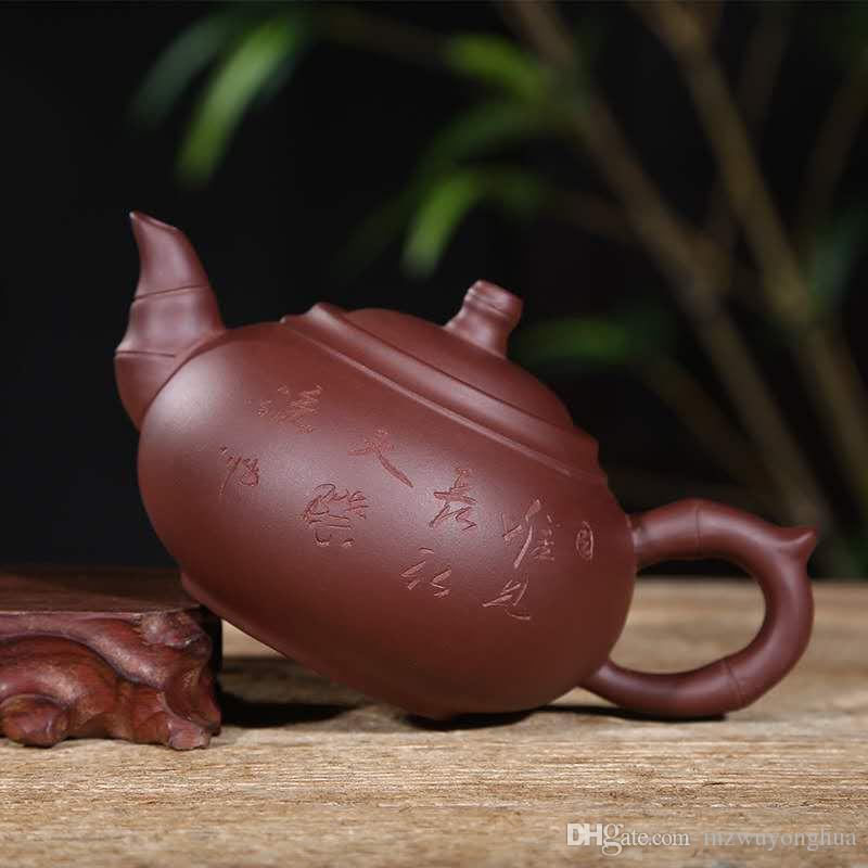 Chinese Purple Clay Teapot Yixing Teapot China Porcelain Ceramic Zisha Tea Pot with Gift Box Package Good Gift For Friends