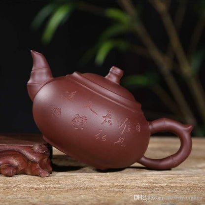 Chinese Purple Clay Teapot Yixing Teapot China Porcelain Ceramic Zisha Tea Pot with Gift Box Package Good Gift For Friends