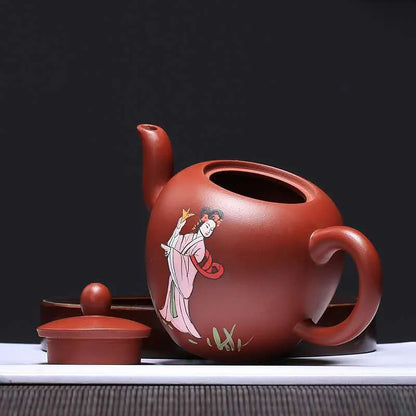 Chinese Ceramic Zisha Tea Pot Handmade Of Good Gift For The Important Person China Style Pottery Yixing Teapot