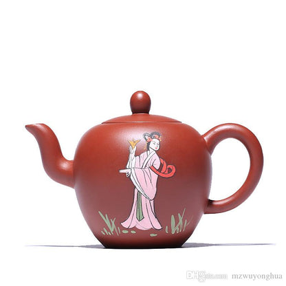 Chinese Ceramic Zisha Tea Pot Handmade Of Good Gift For The Important Person China Style Pottery Yixing Teapot