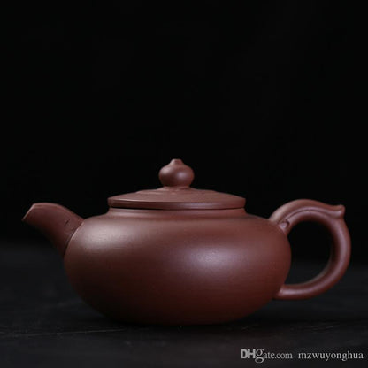 Traditional Chinese Tea pot Purple clay pot manufacturer first-hand supply special wholesale Ruyi pot in 240 ml Kungfu teapot