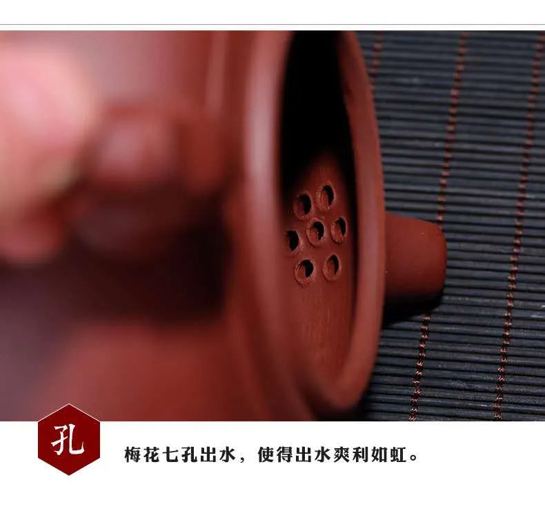 Purple clay pot raw ore purple clay hidden big dragon pot bare goods faucet hand-made authentic gifts custom wholesale