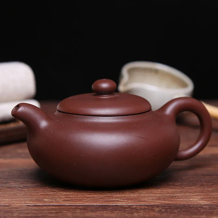 Guaranteed hand-made Yixing Zisha Tea Pot 200ml Classical Purple Clay Tea Set /tools
