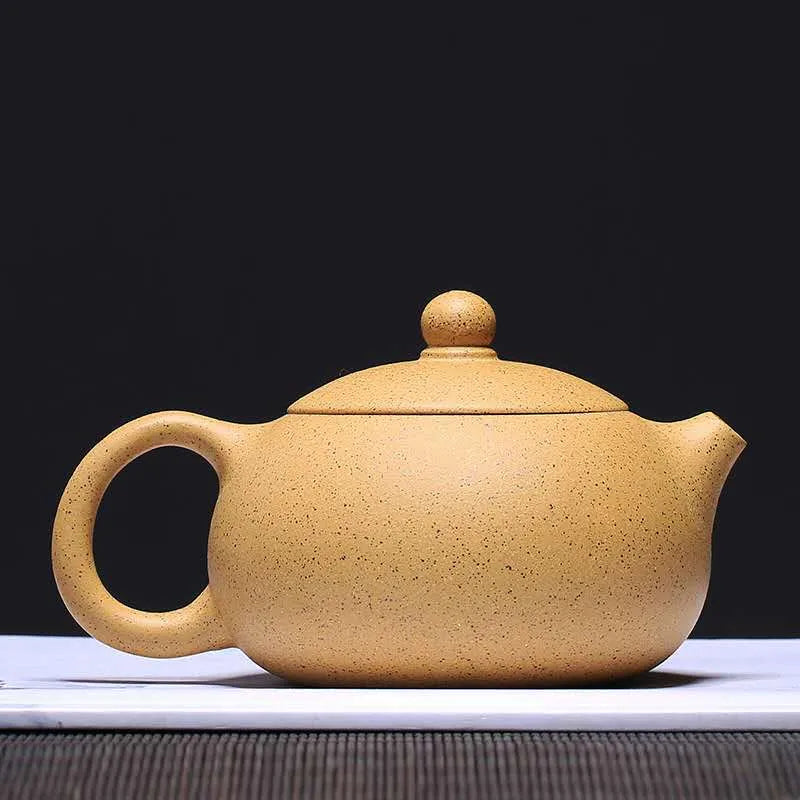 Yixing Purple Sand Pot Section Nibian Xishi Pot Strength Artists Handmade Teapot and Teaware