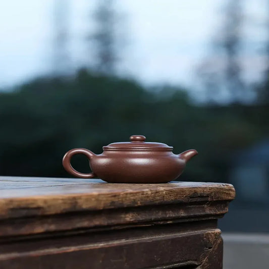 raw ore vermilion clay teapot Chinese teapot  170ml